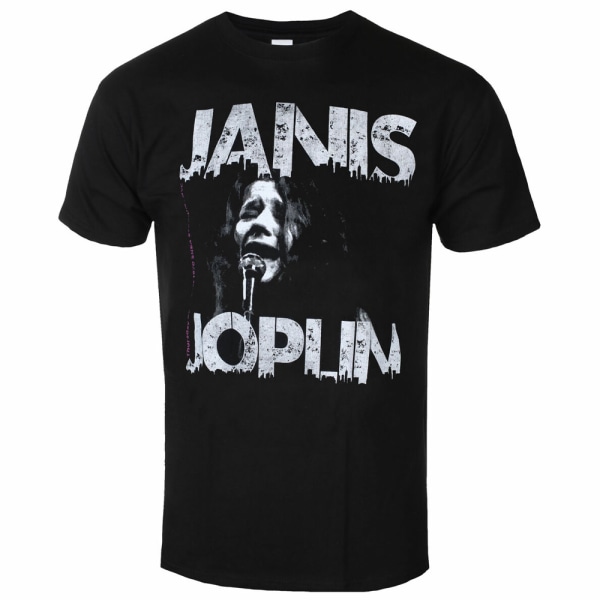 Janis Joplin Unisex Shea ´70 Bomull T-shirt S Svart Black S