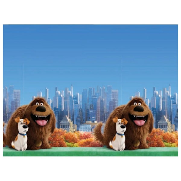 The Secret Life Of Pets Plastduk En Storlek Flerfärgad Multicoloured One Size