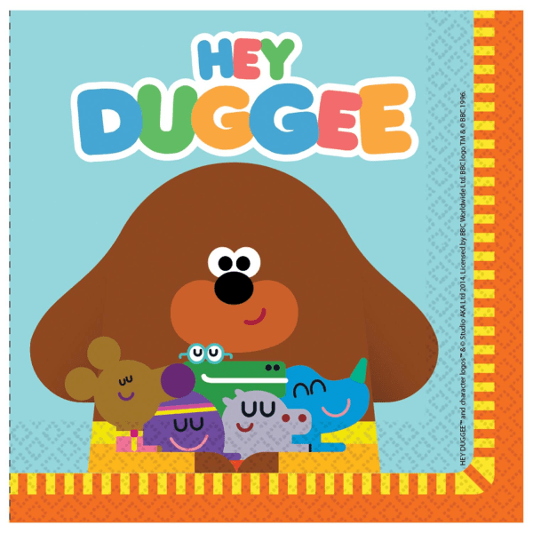 Hey Duggee engångsservetter (16-pack) En storlek Flerfärgad Multicoloured One Size