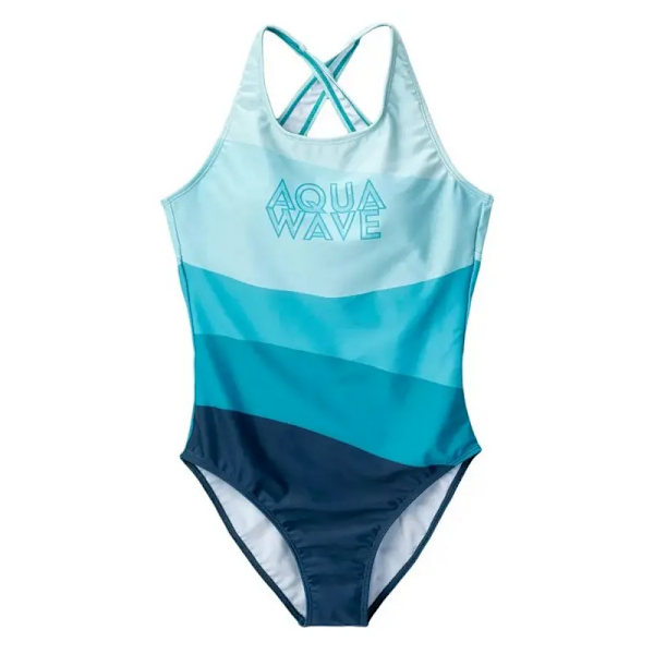 Aquawave Dam/Kvinnor Salava Vågmönster En Delig Baddräkt X Blue XL