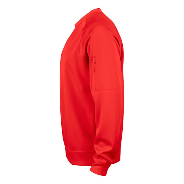 Clique Unisex Vuxen Basic Rundhalsad Aktiv Sweatshirt M Röd Red M