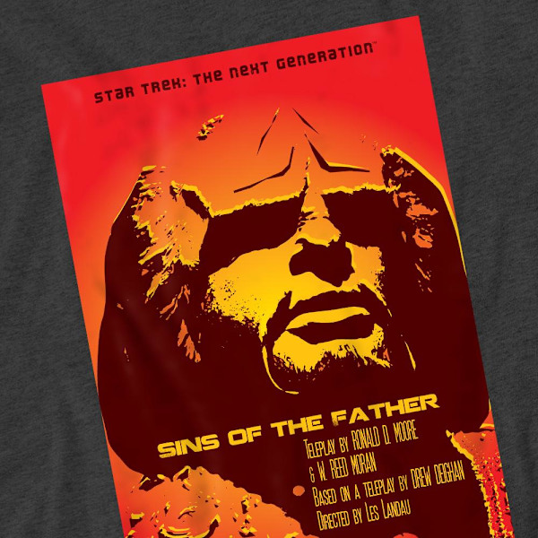 Star Trek Unisex Vuxen The Next Generation Säsong 3 Avsnitt 17 Charcoal 3XL
