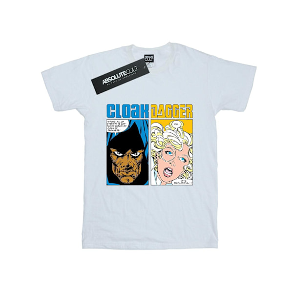 Marvel Boys Cloak And Dagger Comic Panels T-Shirt 7-8 År Vit White 7-8 Years