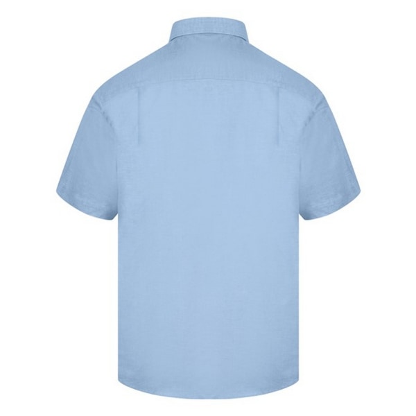 Absolute Apparel Herr kortärmad Oxfordskjorta L ljusblå Light Blue L