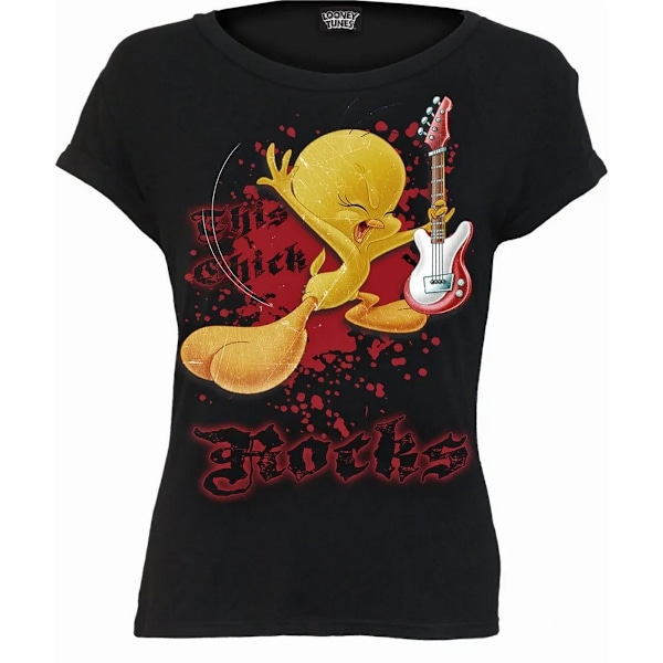 Spiral Direct Dam/Damer Tweety Looney Tunes T-shirt M Svart Black M