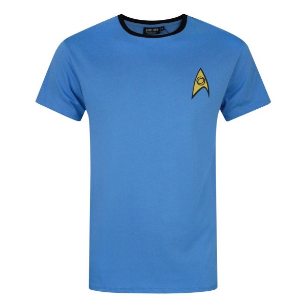 Star Trek Official Man Command Uniform T-shirt L Blå Blue L