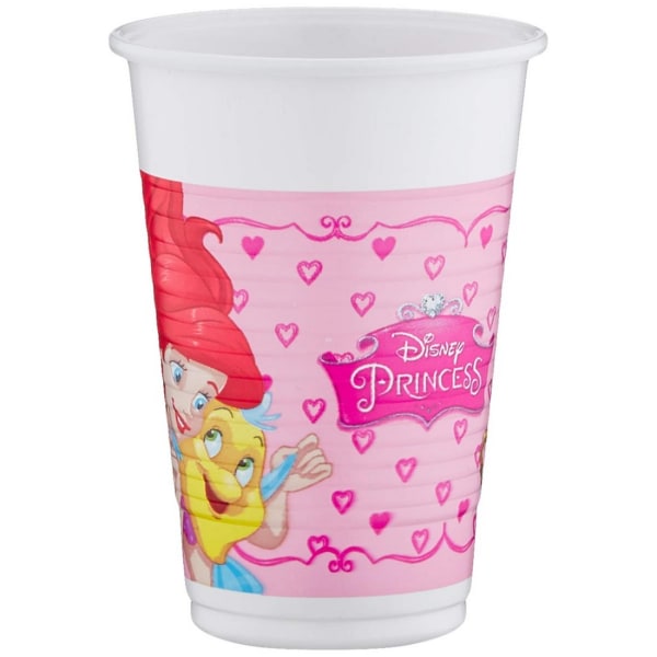 Disney Princess 200 ml Party Cup (Pack med 8) One Size Rosa/Vit Pink/White One Size