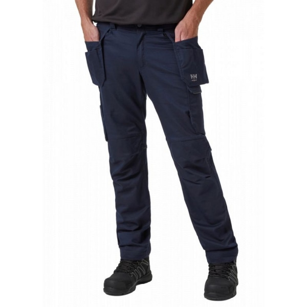 Helly Hansen Manchester arbetsbyxor för män 45,5R marinblå Navy Blue 45.5R