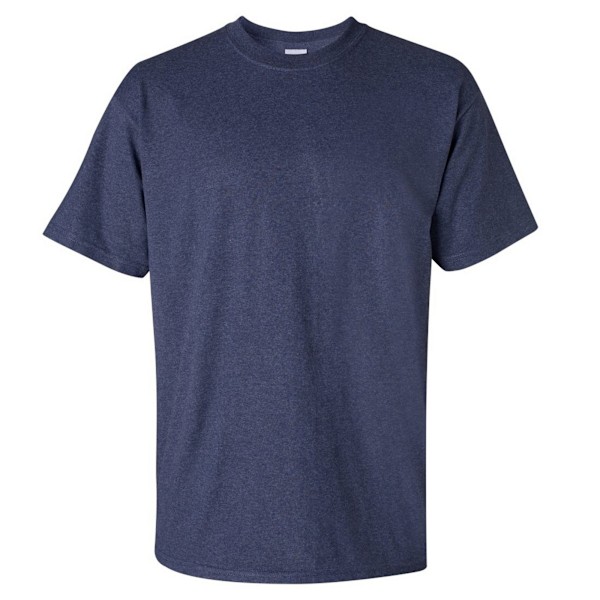 Gildan Mens Ultra Cotton Kortärmad T-shirt L Heather Navy Heather Navy L