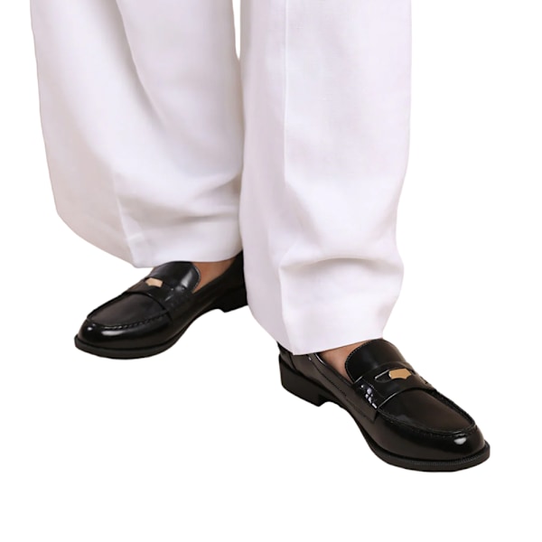 Where's That From Dam/Damer Denver Guld Detalj PU Slip-on L Black 3 UK