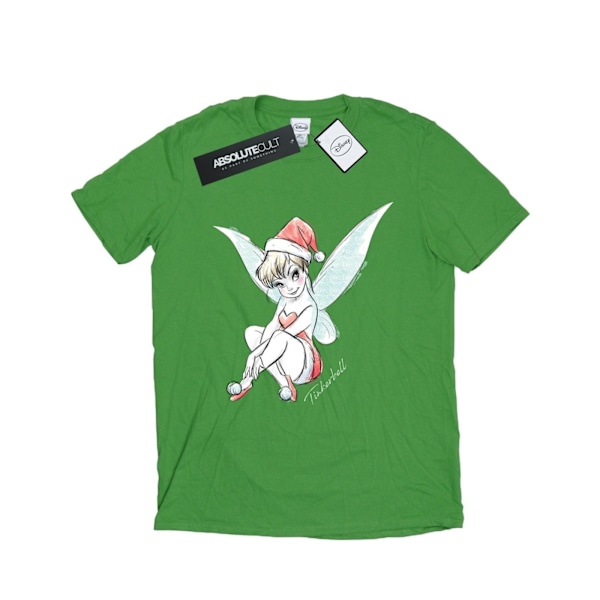 Disney Dam/Damer Tinkerbell Julfe Jultomte Bomull Pojkvän Irish Green M