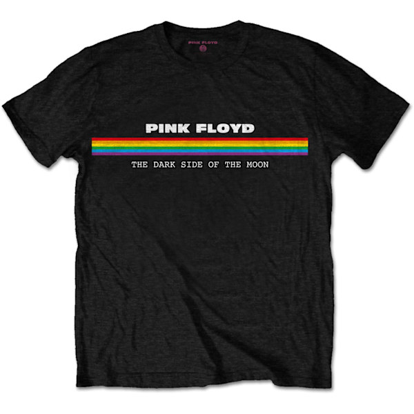 Pink Floyd Unisex Adult Dark Side Of The Moon Spectrum T-Shirt Black M