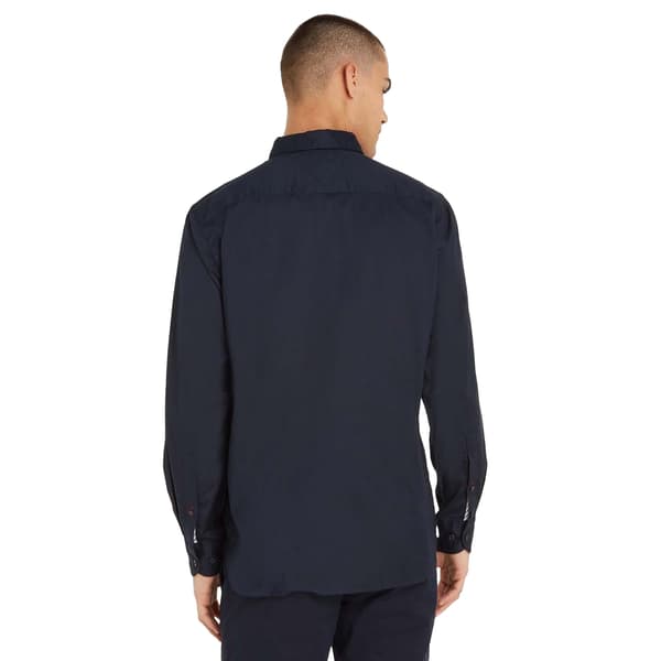 Tommy Hilfiger Herr Core Flex Poplin Skjorta M Blå Blue M