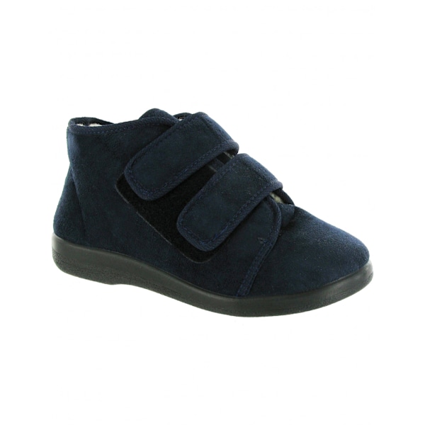 GBS Med Torbay Unisex Extra Wide Fit Slipper 38 EUR Marinblå Navy 38 EUR