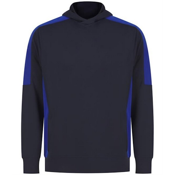 Finden & Hales Unisex Team Contrast Panel Hoodie M Marinblå/Kunglig Blå Navy/Royal Blue M