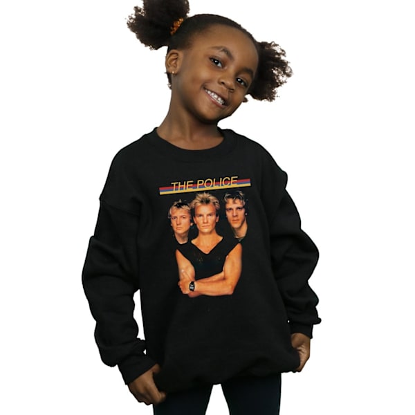 The Police Girls Band Foto Sweatshirt 9-11 År Svart Black 9-11 Years