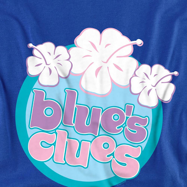 Blue´s Clues Unisex Vuxen Hawaiian Flowers Sweatshirt XL Royal Royal Blue XL