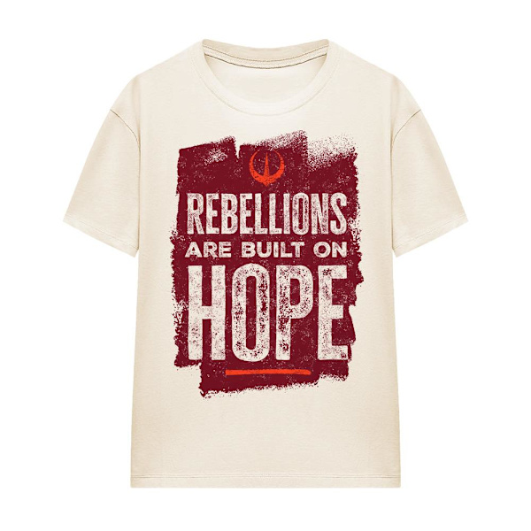 Star Wars: Andor Unisex Vuxen Rebellions Are Built On Hope T-Sh Natural S
