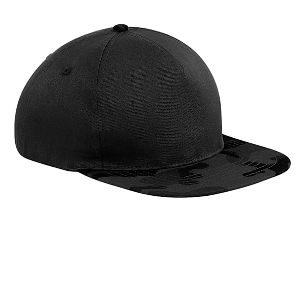 Beechfield Camouflage Retro Snapback Cap (2-pack) One Size B Black/ Midnight Camo One Size