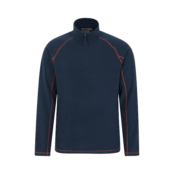 Mountain Warehouse Ashbourne II Fleece Tröja med Halv Dragkedja Herr XXS Na Navy XXS