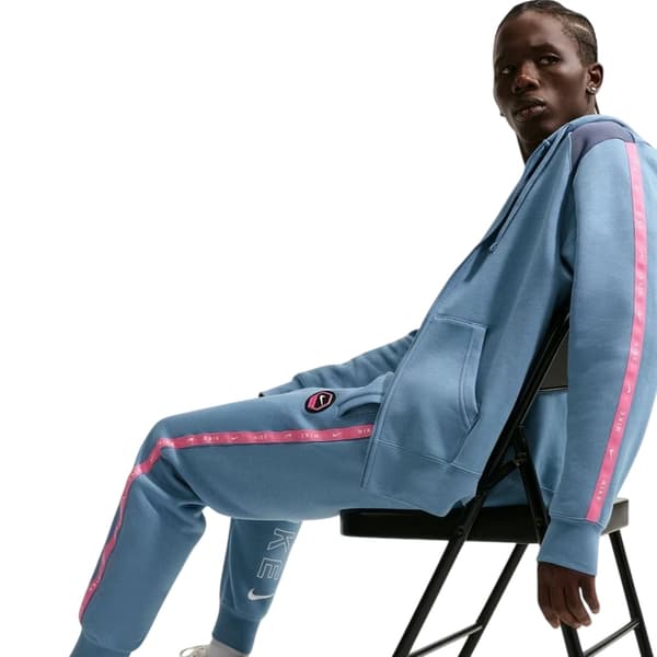 Nike Herr Fleece Joggers L R Blå Blue L R