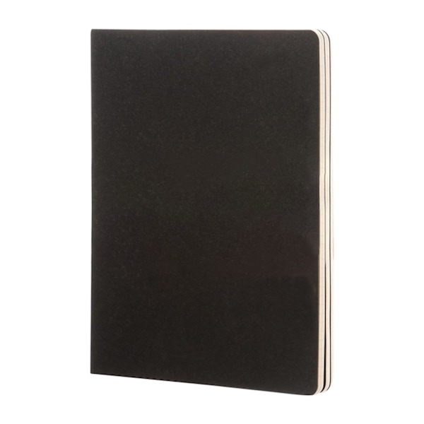 Moleskine Cahier Ruled Journal XL One Size Solid Black Solid Black One Size