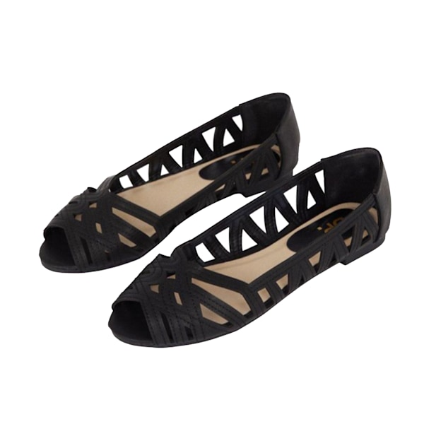 Dorothy Perkins Dam/Dam Prim Peep Toe Bred Pumps 5 UK Bla Black 5 UK