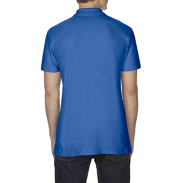 Gildan Softstyle Herr Kortärmad Dubbel Pique Poloskjorta 4XL Royal 4XL