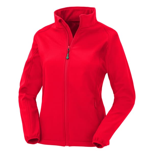 Result Genuine Recycled Dam/Dam Återvinningsbar Softshelljacka för Tryck Red XS