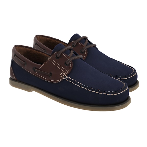 Dek Moccasin Båtskor för Herr 8 UK Marinblå/Brun Nubuck/Läder Navy Blue/Brown Nubuck/Leather 8 UK