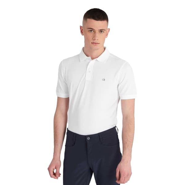 Calvin Klein Herr Golf Pikétröja M Vit White M