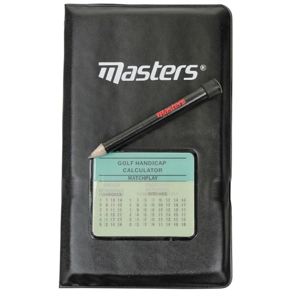Masters Golf Score Card Hållare One Size Svart Black One Size