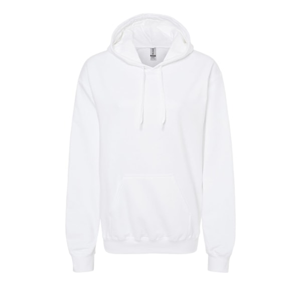 Gildan Unisex Adult Softstyle Fleece Midweight Hoodie M Vit White M