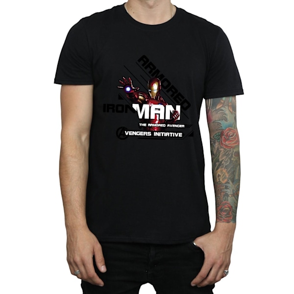 Marvel Iron Man Armored Avenger T-shirt L Svart Black L