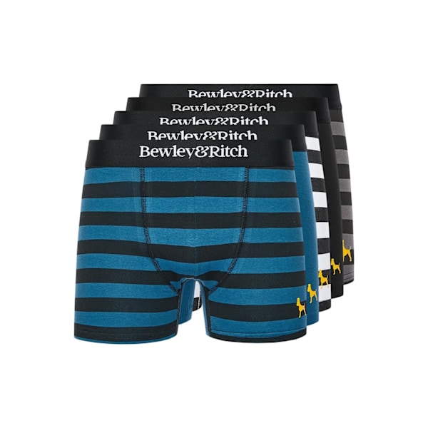 Bewley & Ritch Herr Kurhah Boxershorts (5-pack) L Multicolo Multicoloured L