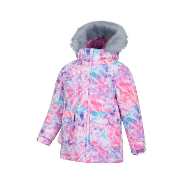 Mountain Warehouse Barn/Barn Abstract Vattenavvisande Jacka 5-6 År Ljusrosa Bright Pink 5-6 Years