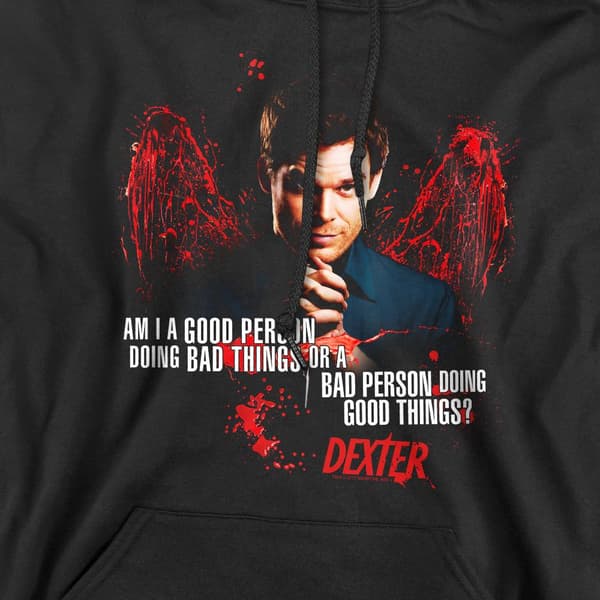 Dexter Herr Good Bad Hoodie L Svart Black L