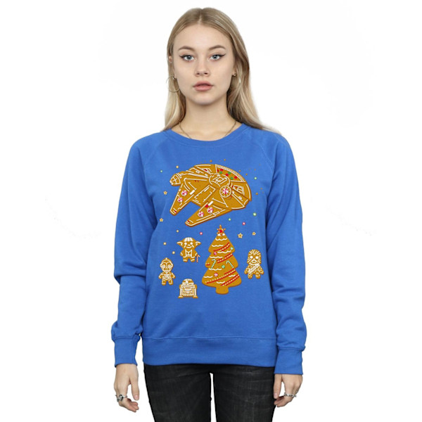 Star Wars Dam/Damer Gingerbread Rebels Sweatshirt L Royal B Royal Blue L