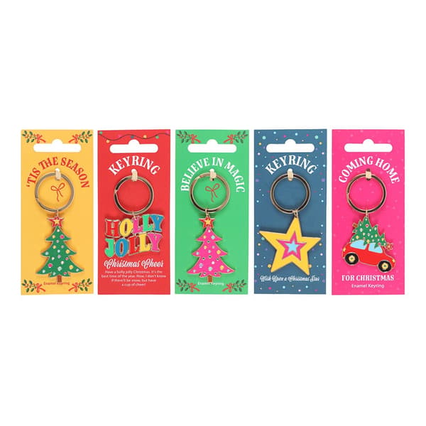 Something Different Nostalgisk Jul Nyckelring (25-pack) På Multicoloured One Size