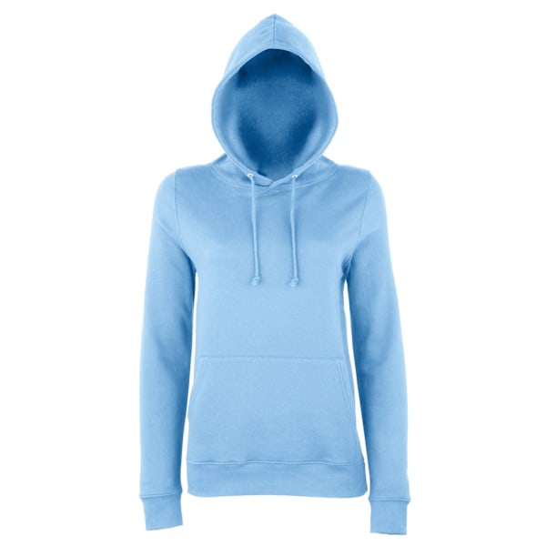 AWDis Just Hoods Dam/Damer Girlie College Pullover Hoodie L Sky Blue L