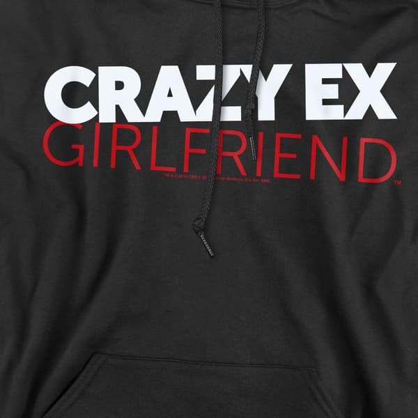Crazy Ex-Girlfriend Herr Logotyp Huvtröja M Svart Black M