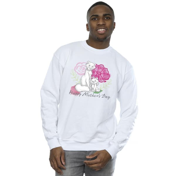 Disney Herr The Aristocats Mors Dag Sweatshirt M Vit White M