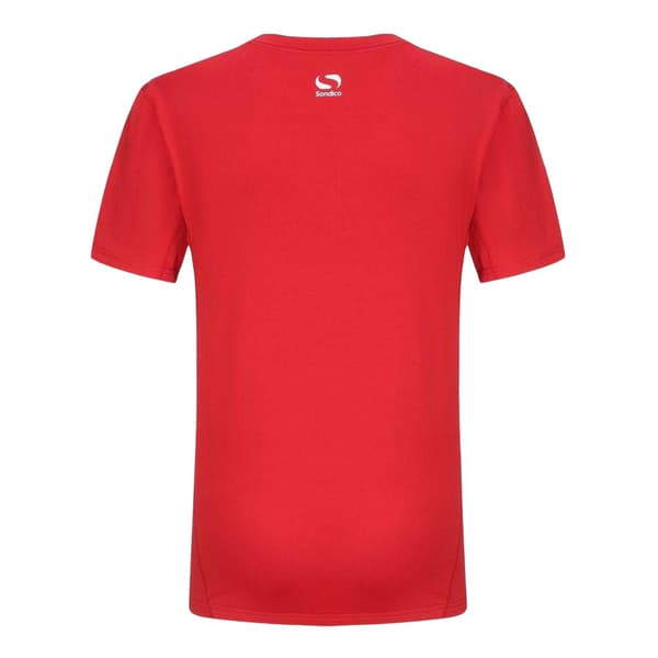 Sondico Herr Core Plain Base Layer Topp S Röd Red S