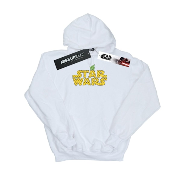 Star Wars Dam/Damer Ananaslogotyp Hoodie XXL Vit White XXL