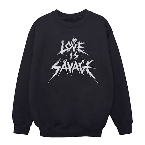 Disney Dam/Damer Skurkar Kärlek Är Vild Tröja XXL Marinblå Navy Blue XXL