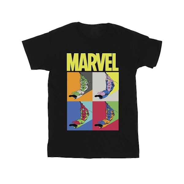 Marvel Boys Spider-Man Pop Art T-shirt 12-13 år Svart Black 12-13 Years