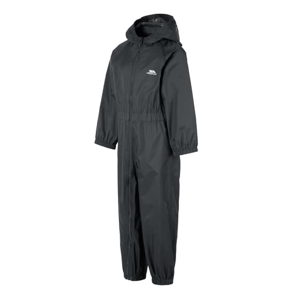 Trespass Barn/Kids Button Regnställ 2-3 år Mörkgrå Dark Grey 2-3 Years