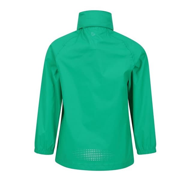 Mountain Warehouse Barn/Barn Pakka II Vattentät Jacka 7- Green 7-8 Years