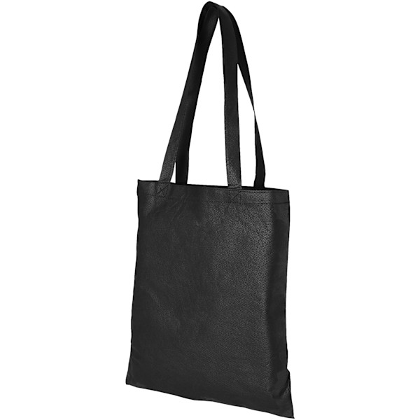 Bullet Zeus Non Woven Convention Tote En Storlek Solid Svart Solid Black One Size