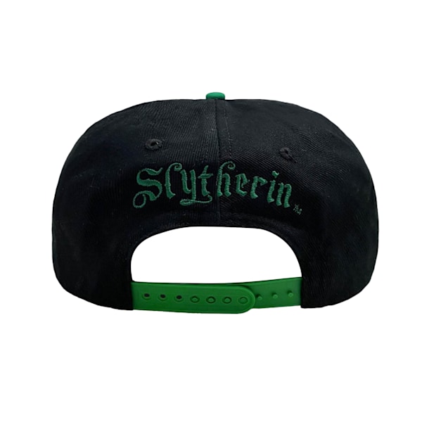 Harry Potter Slytherin Snapback Cap One Size Svart/Grön Black/Green One Size